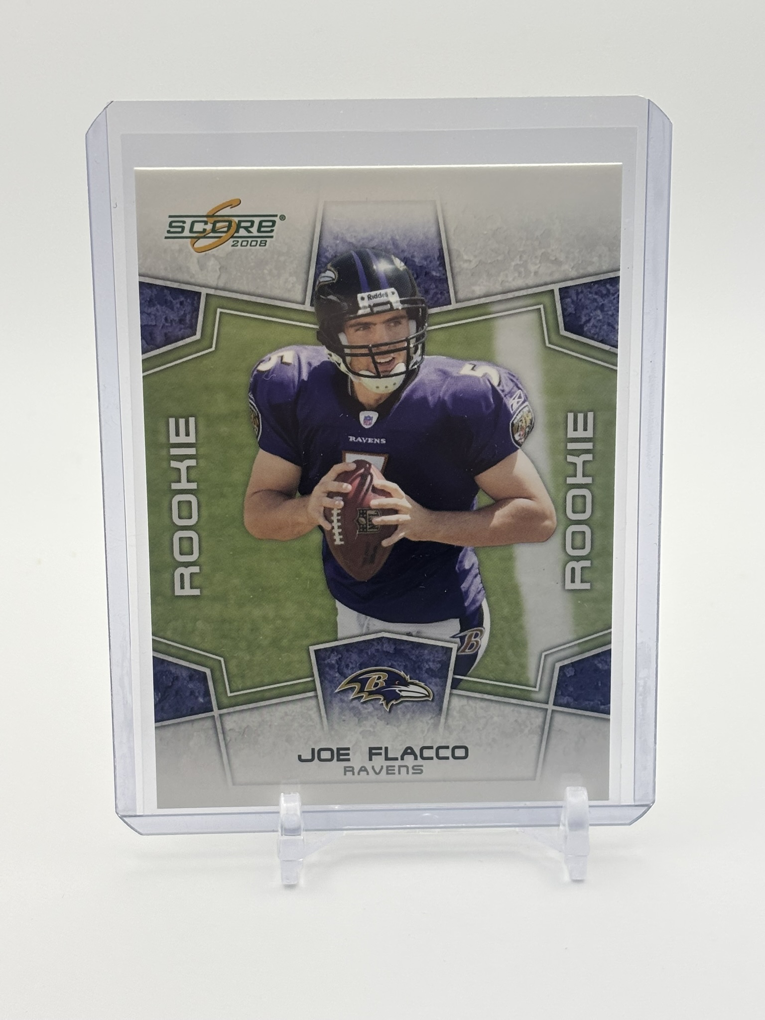 lot 699 image: 2008 Score - Rookie Joe Flacco #344 Rookie Card
