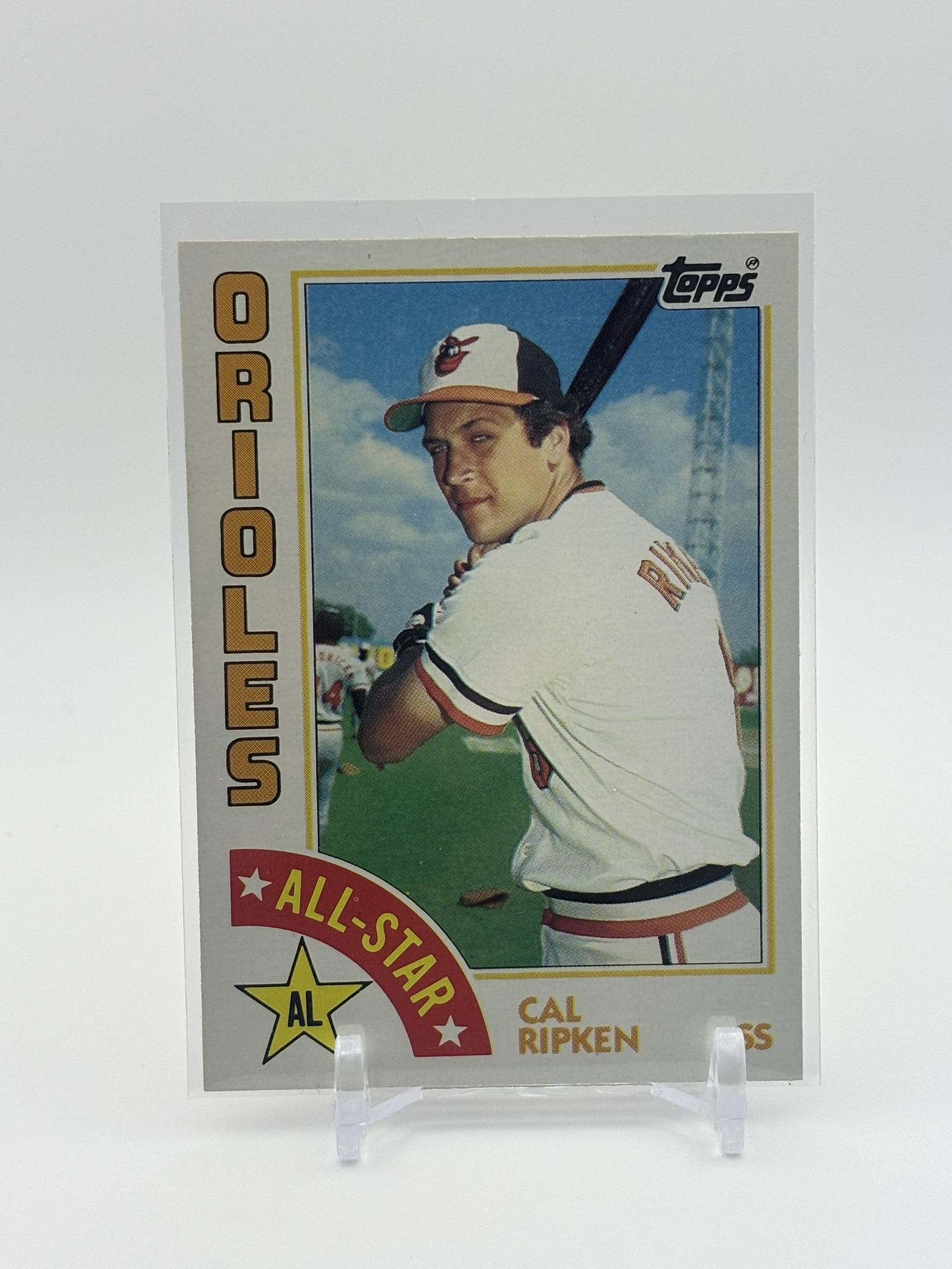 lot 700 image: 1984 Topps - All-Star Cal Ripken #400 MLB Hall of Famer