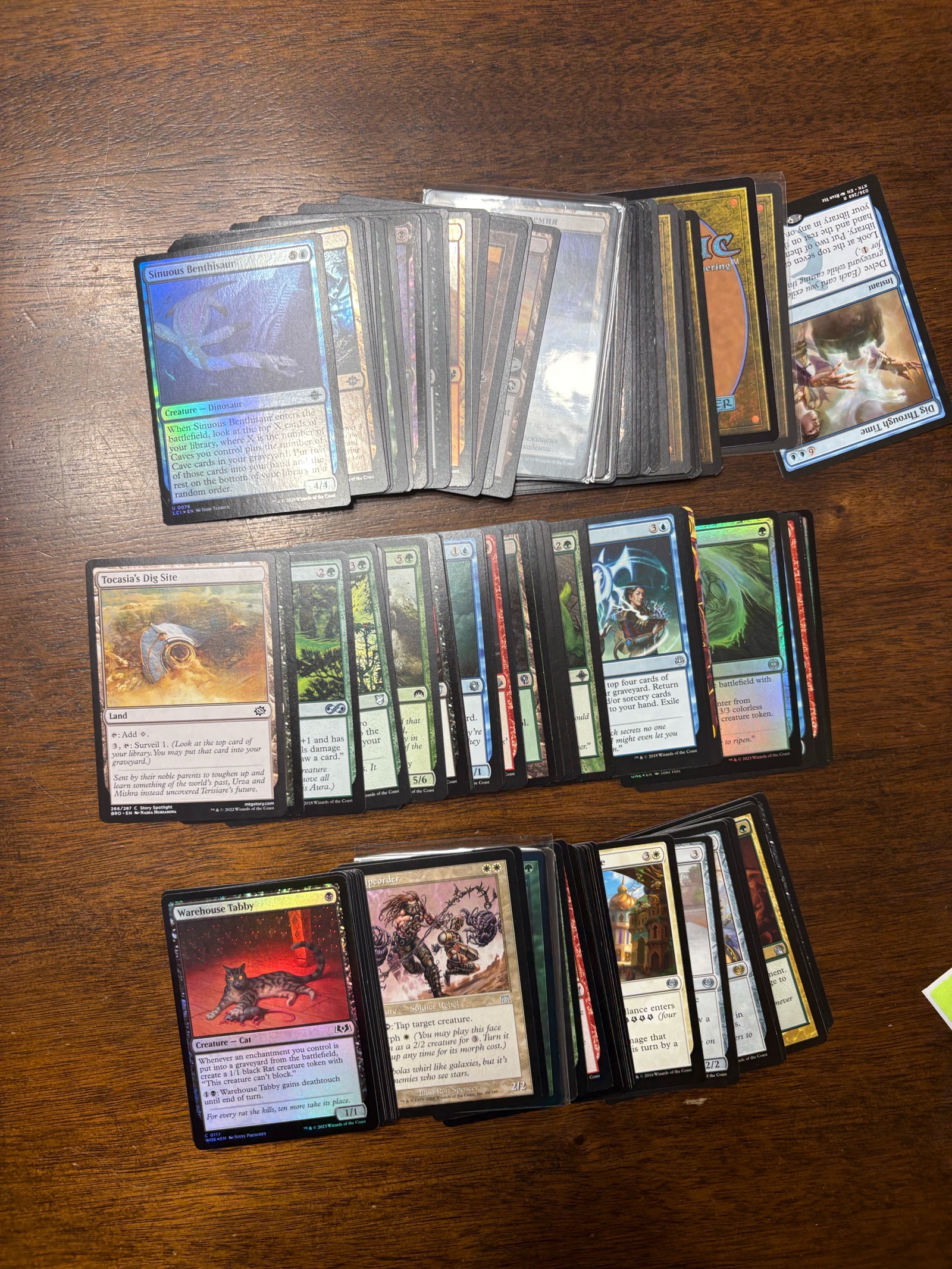 lot 124 image: Magic the Gathering Foil Cards Lot