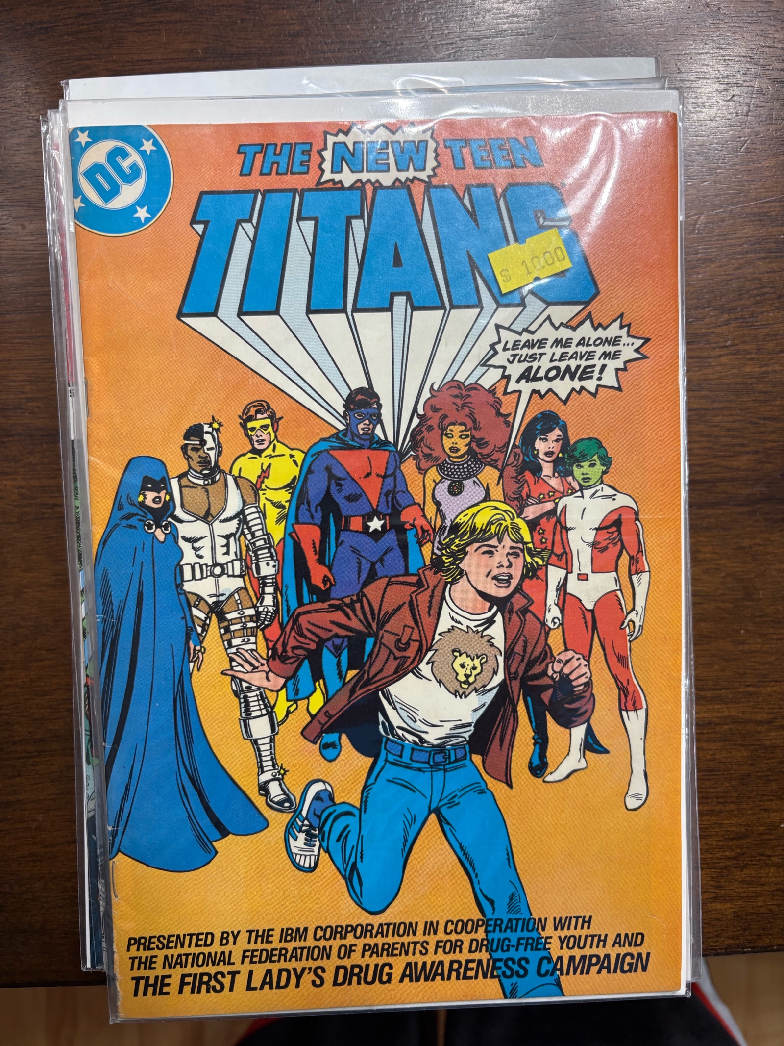 lot 135 image: The New Teen Titans Comic Book Issue #1