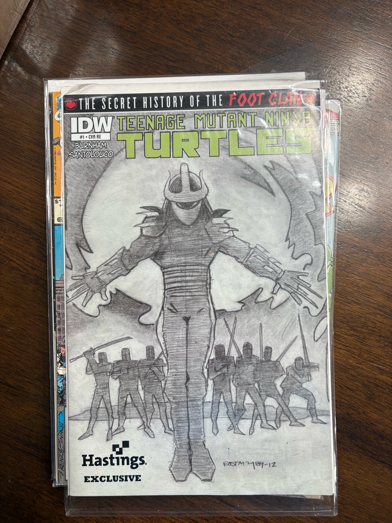 lot 147 image: Teenage Mutant Ninja Turtles The Secret History of the Foot Clan Issue #1 Hastings Exclusive