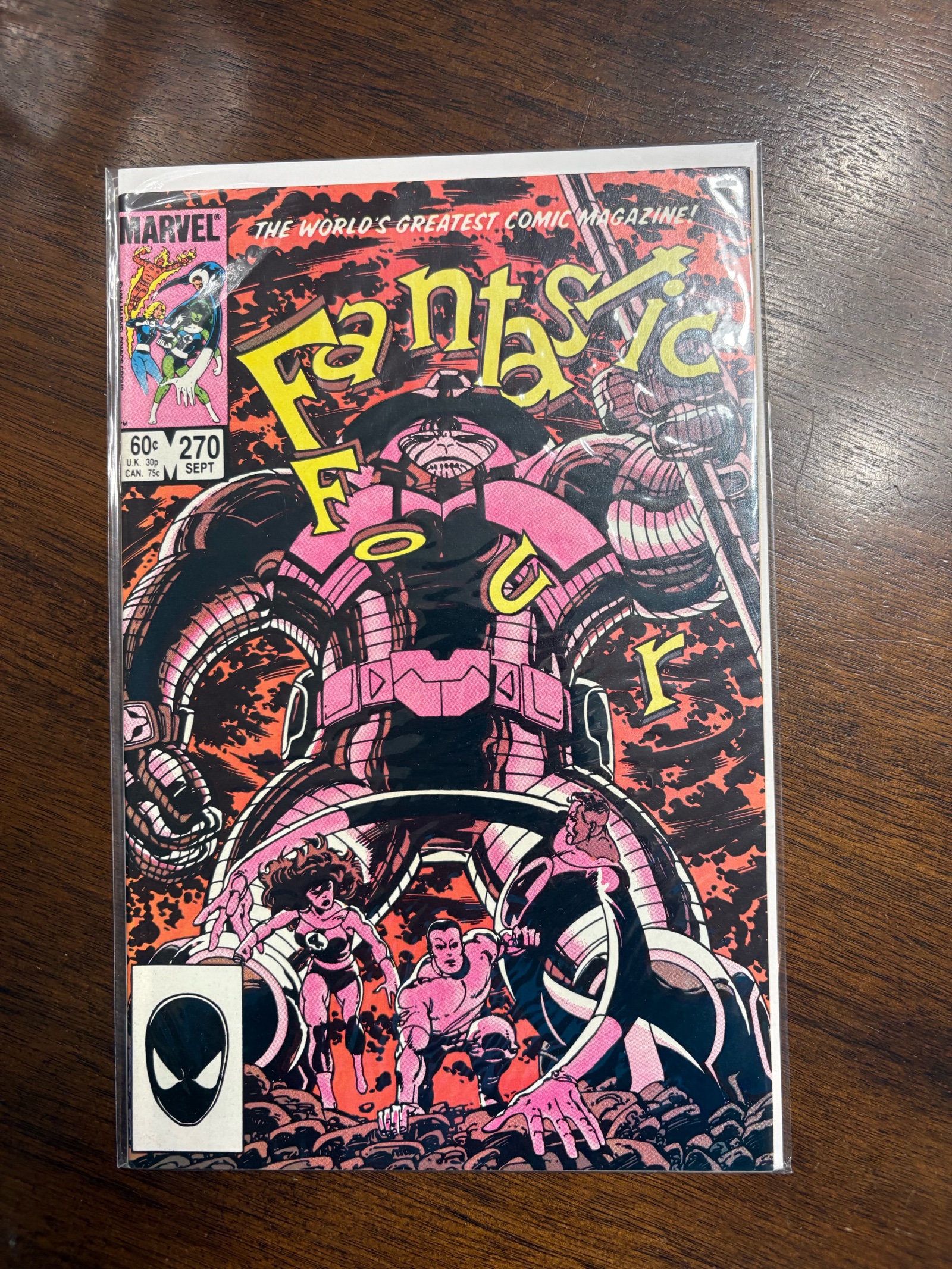 lot 156A image: Fantastic Four Marvel Comic Vintage Issue #270