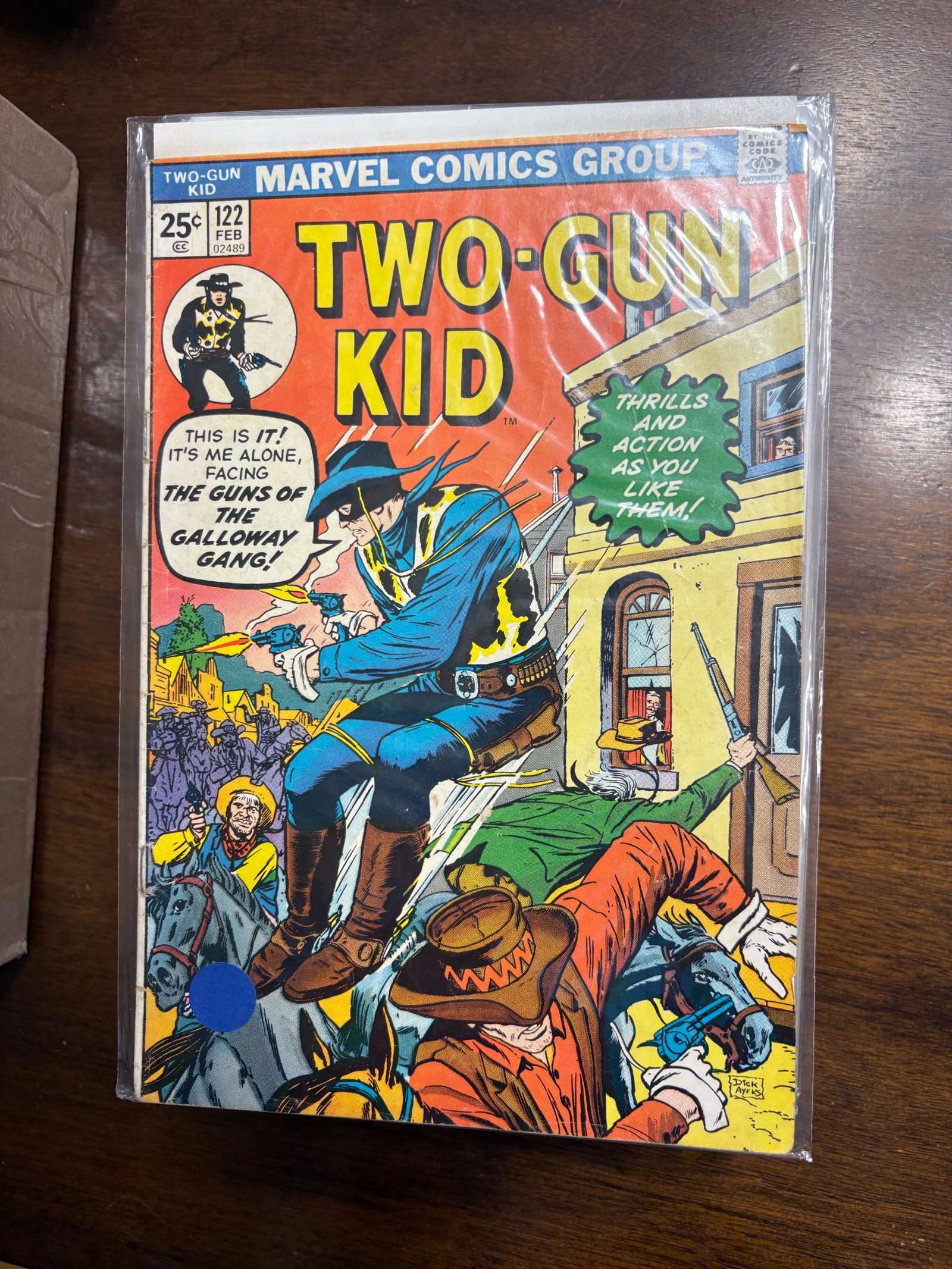 lot 163A image: Two-Gun Kid Vintage Comic Book Marvel Comics Issue #122