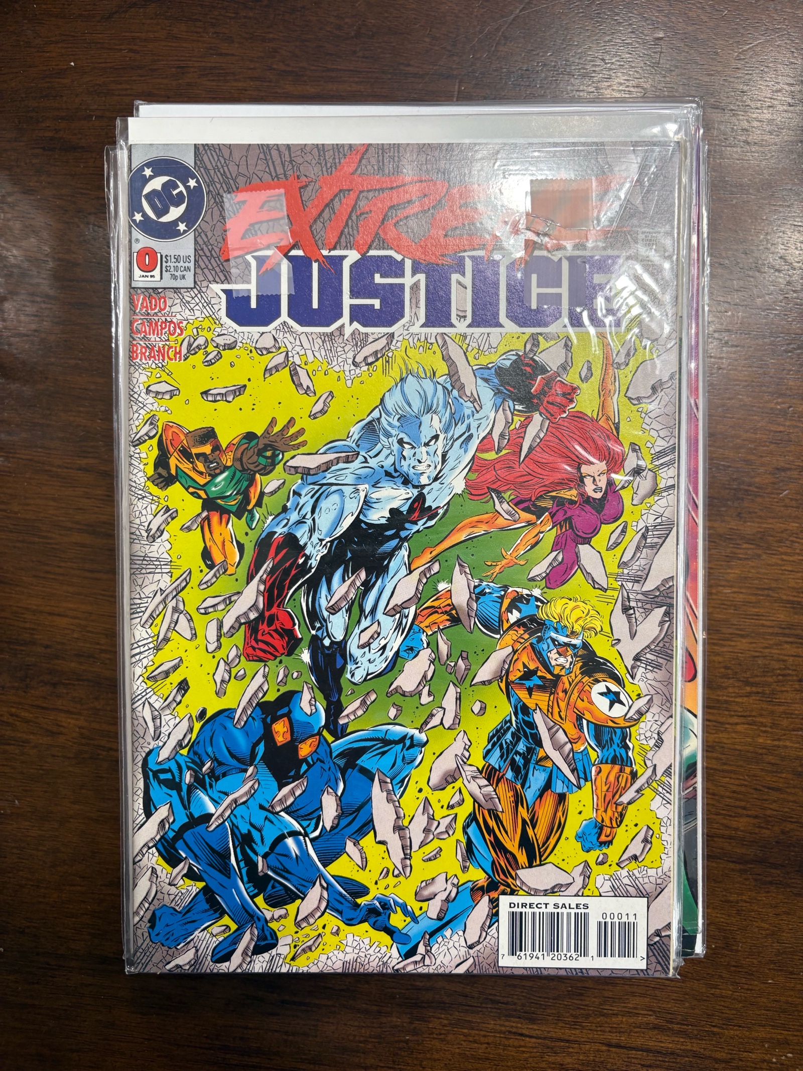 lot 172 image: Extreme Justice Issue #0 DC Comics