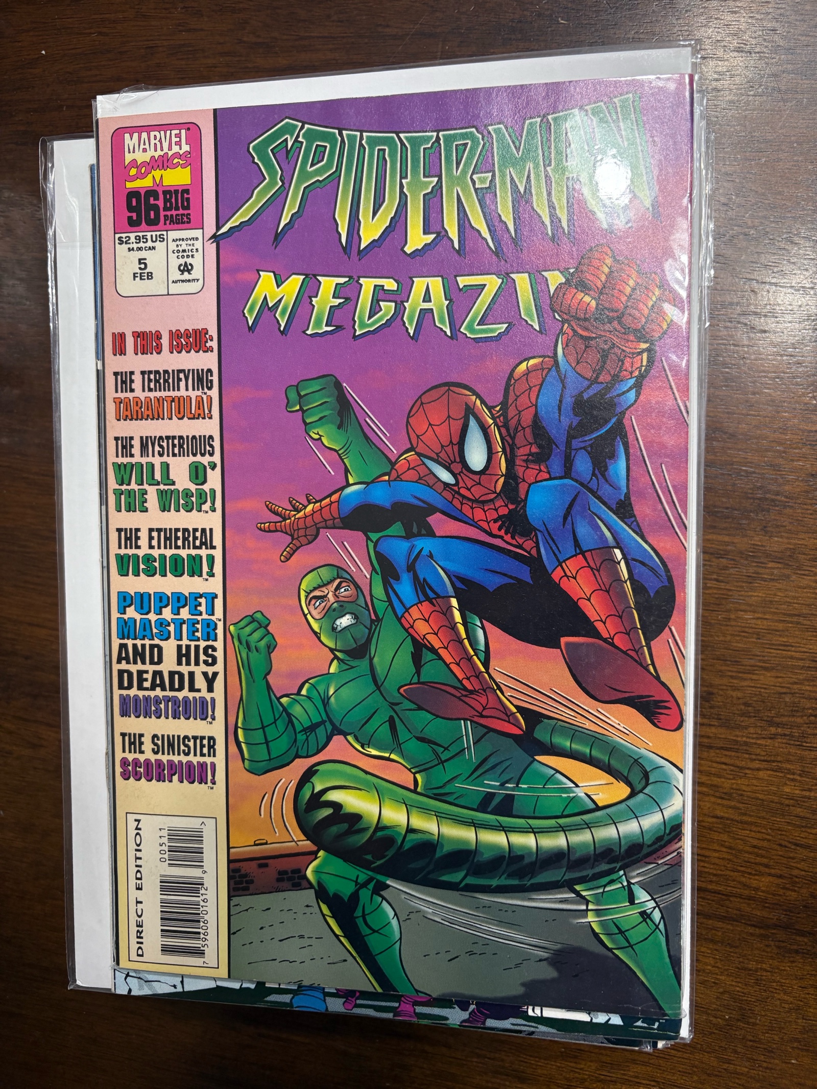 lot 175 image: Spider-Man Megazine Marvel Comics Issue #5