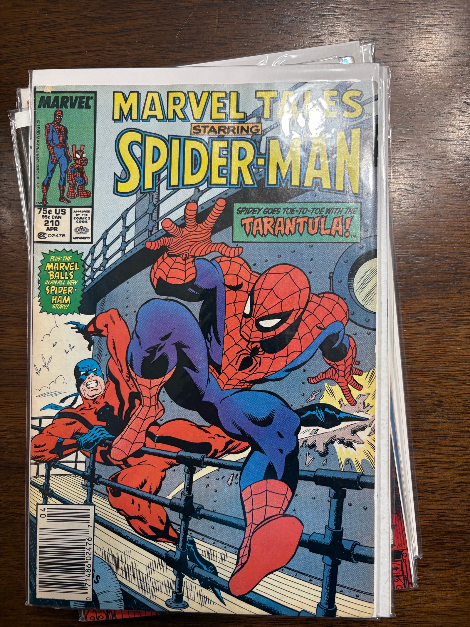 lot 187A image: Marvel Tales Starring Spider-Man Issue #210 Marvel Comics