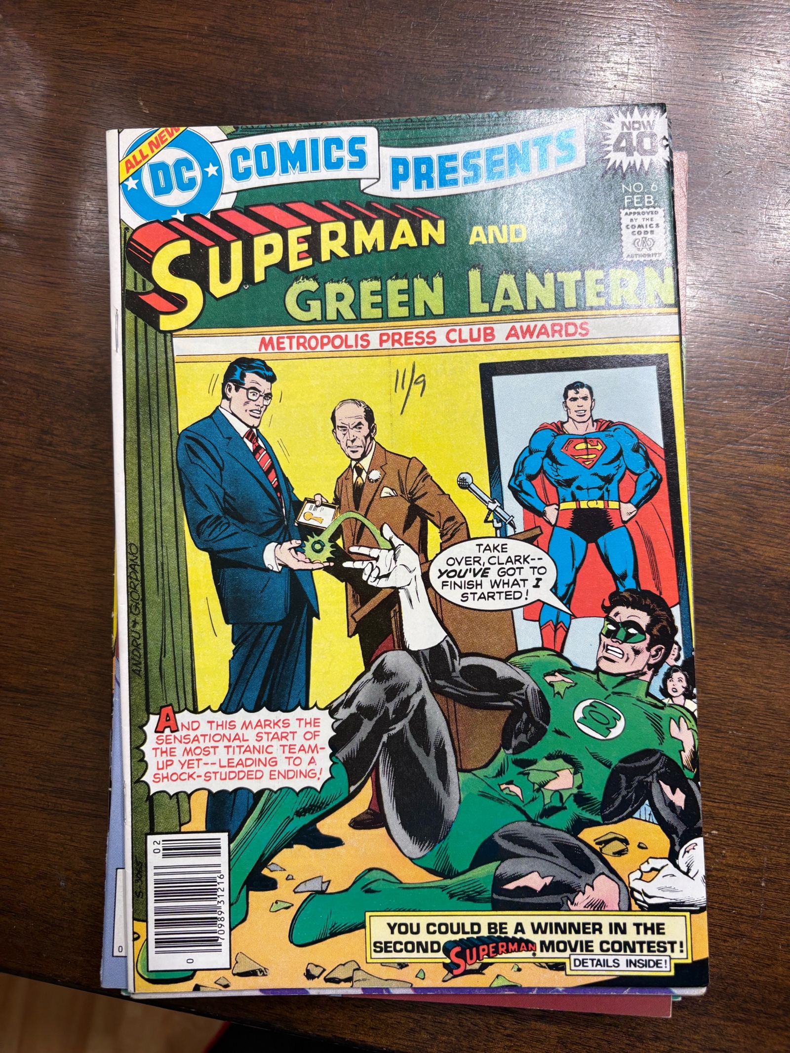 lot 198 image: Superman and Green Lantern Issue #6 DC Comics