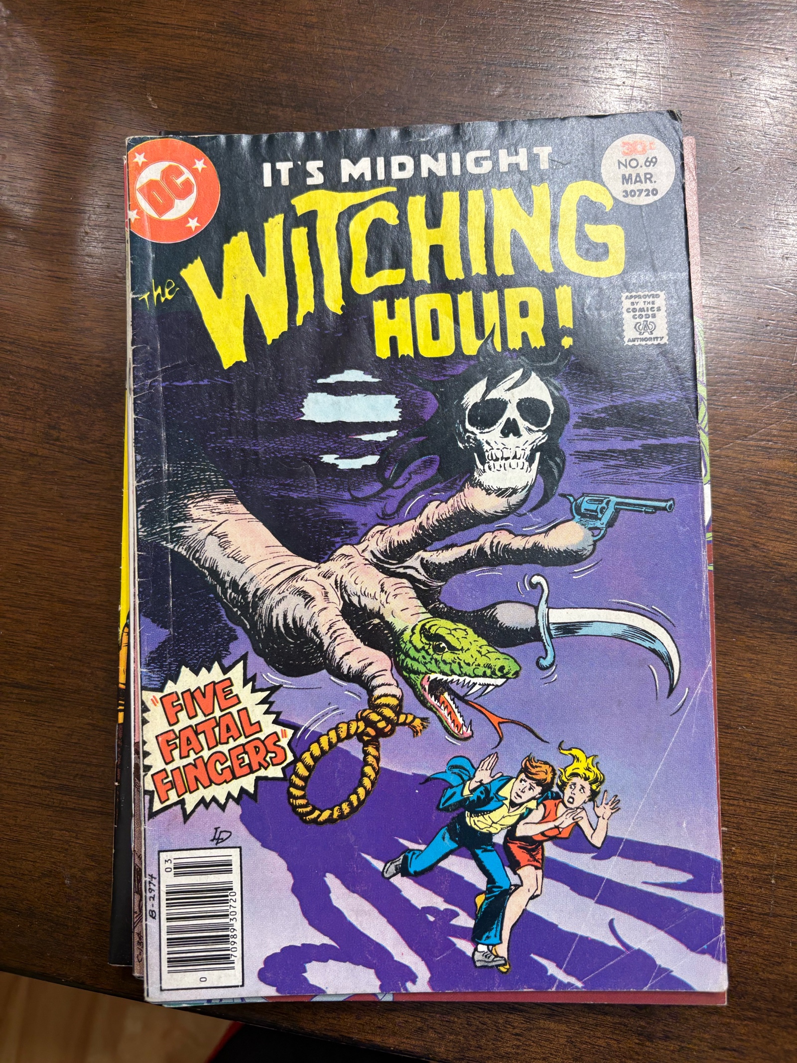 lot 199A image: Its Midnight The Witching Hour Issue #69 DC Comics