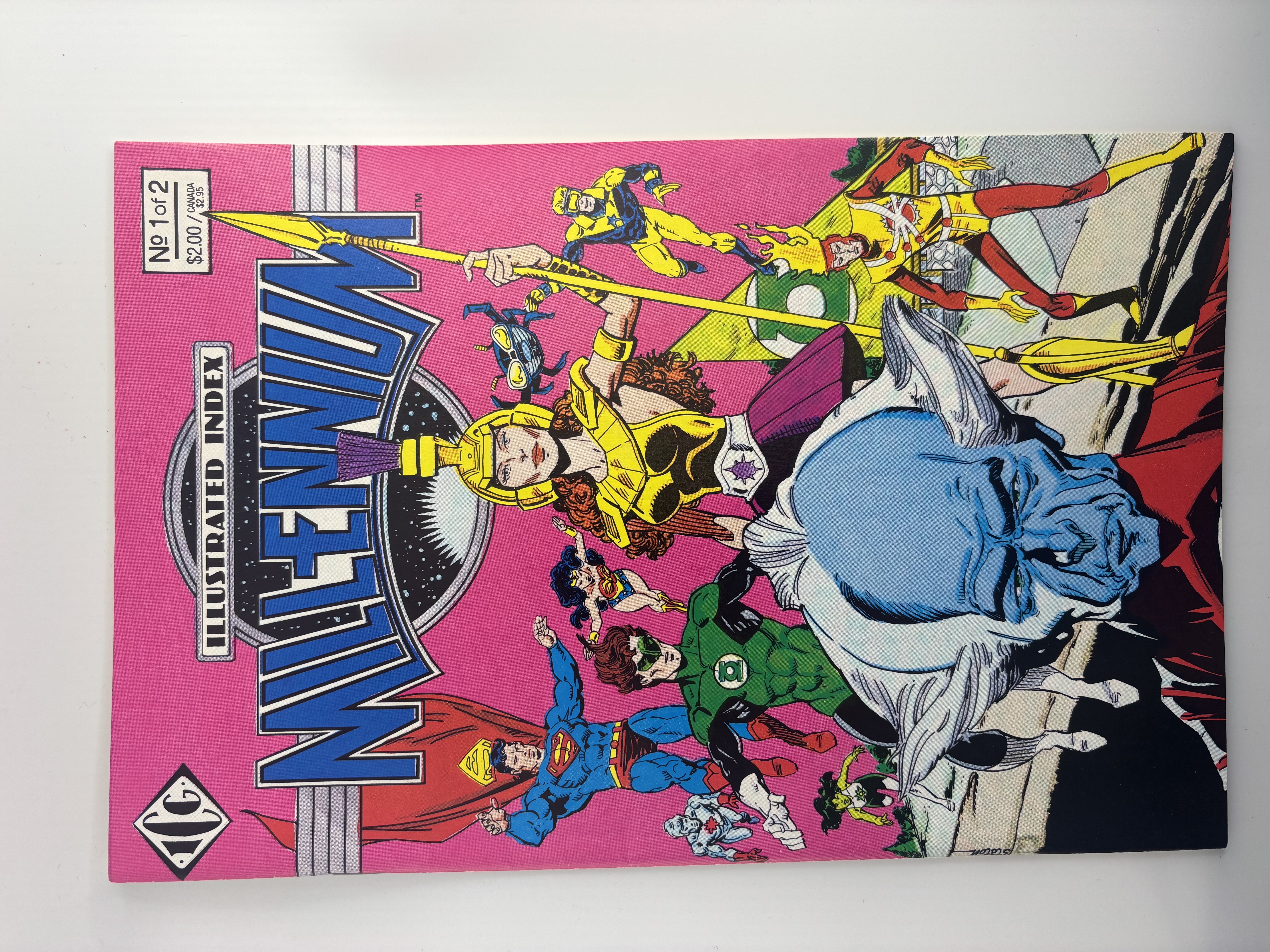 lot 204 image: Millenium Illustrated Index Issue 1 of 2 DC Comics Superman Green Lantern