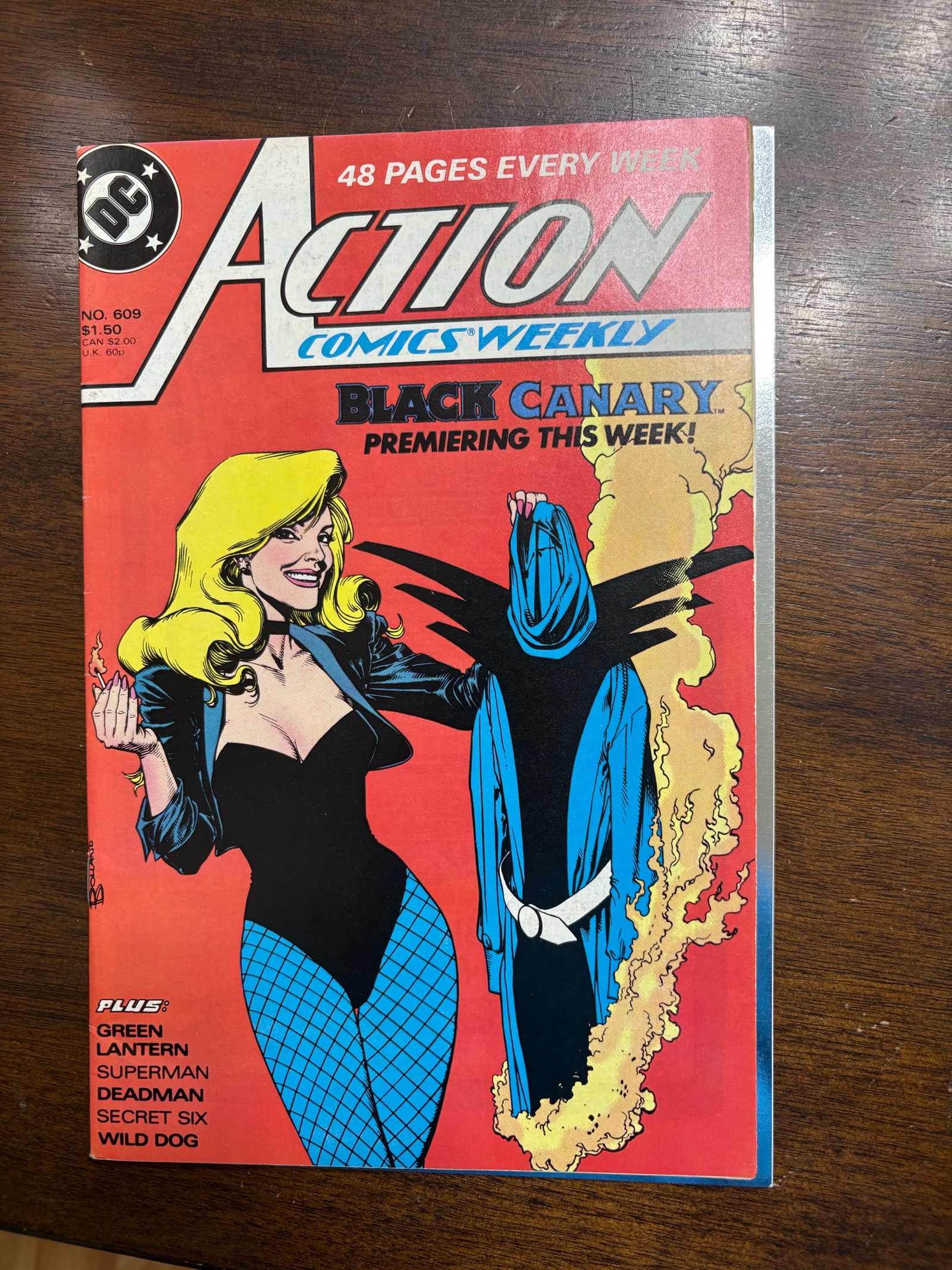 lot 214 image: Action Comics Weekly Issue #609 Black Canary DC Comics