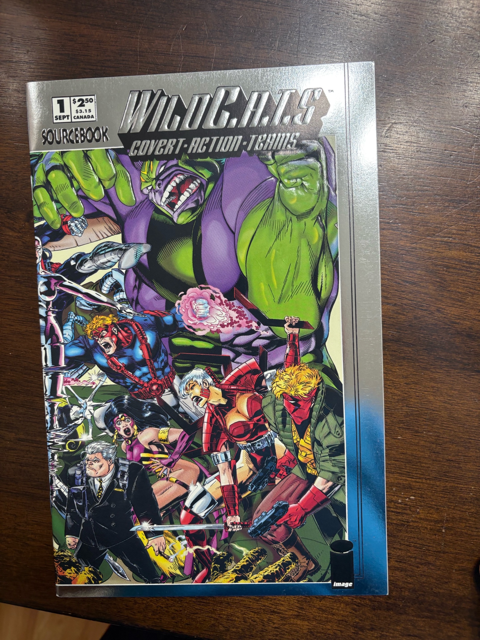 lot 215A image: Wild C.A.T.S Covert Action Teams Sourcebook Issue #1 image Comics