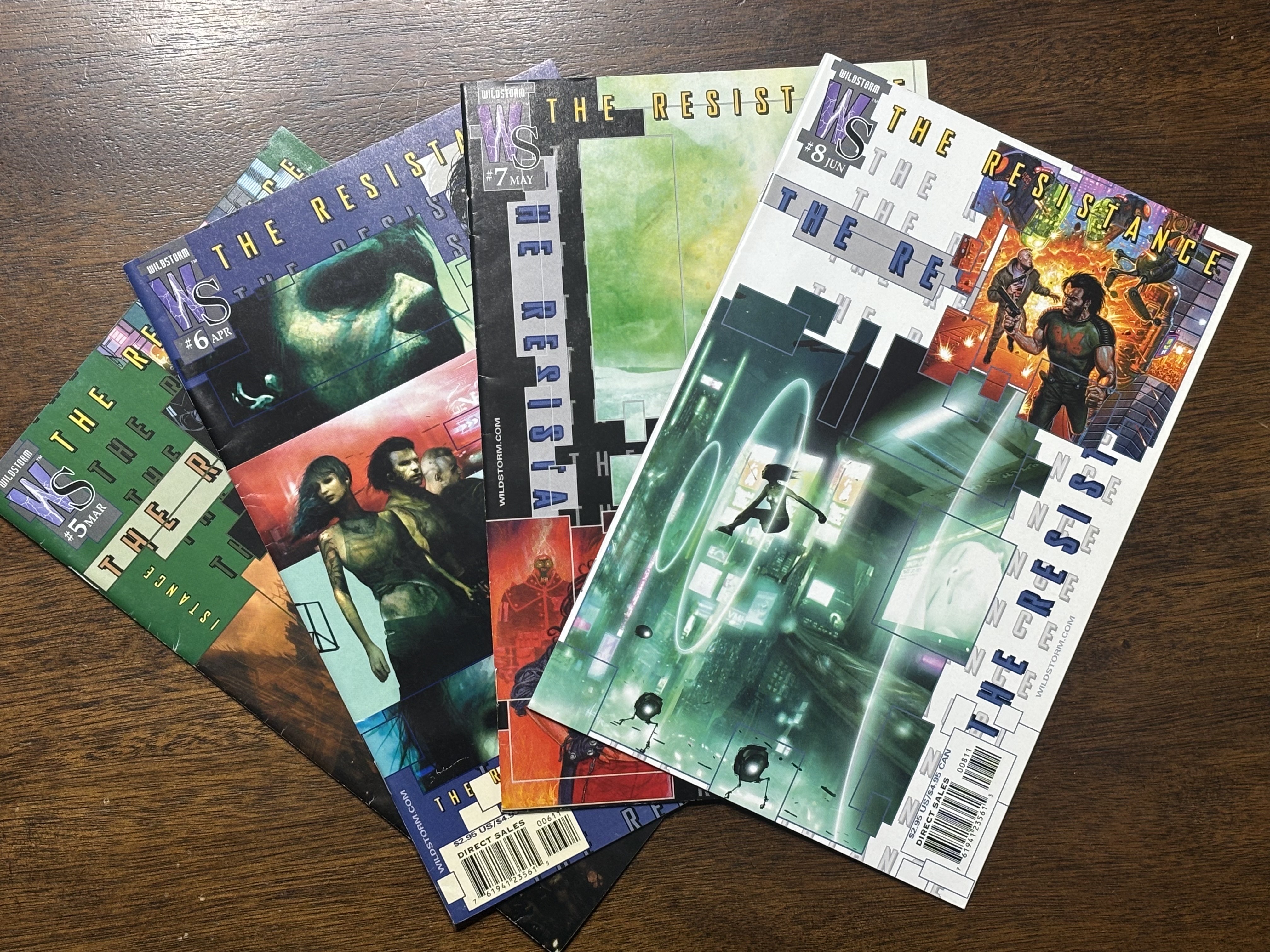 lot 250 image: The Resistance Comic Book Lot, Issues 5,6,7,8 Wildstorm Comics