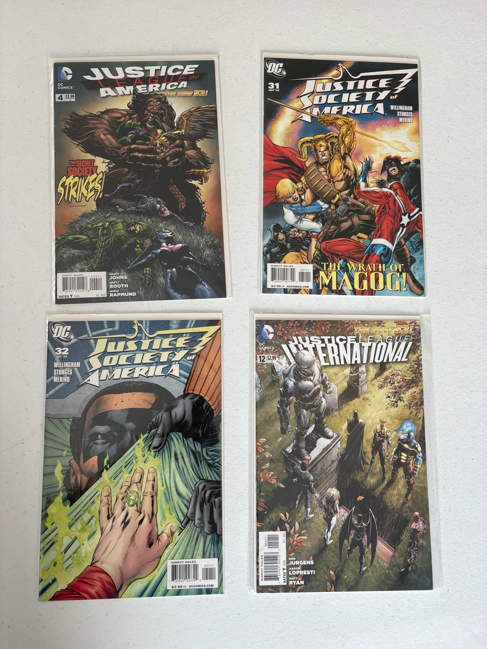 lot 253A image: Justice League of America Comic Book Lot, 4 Comics DC