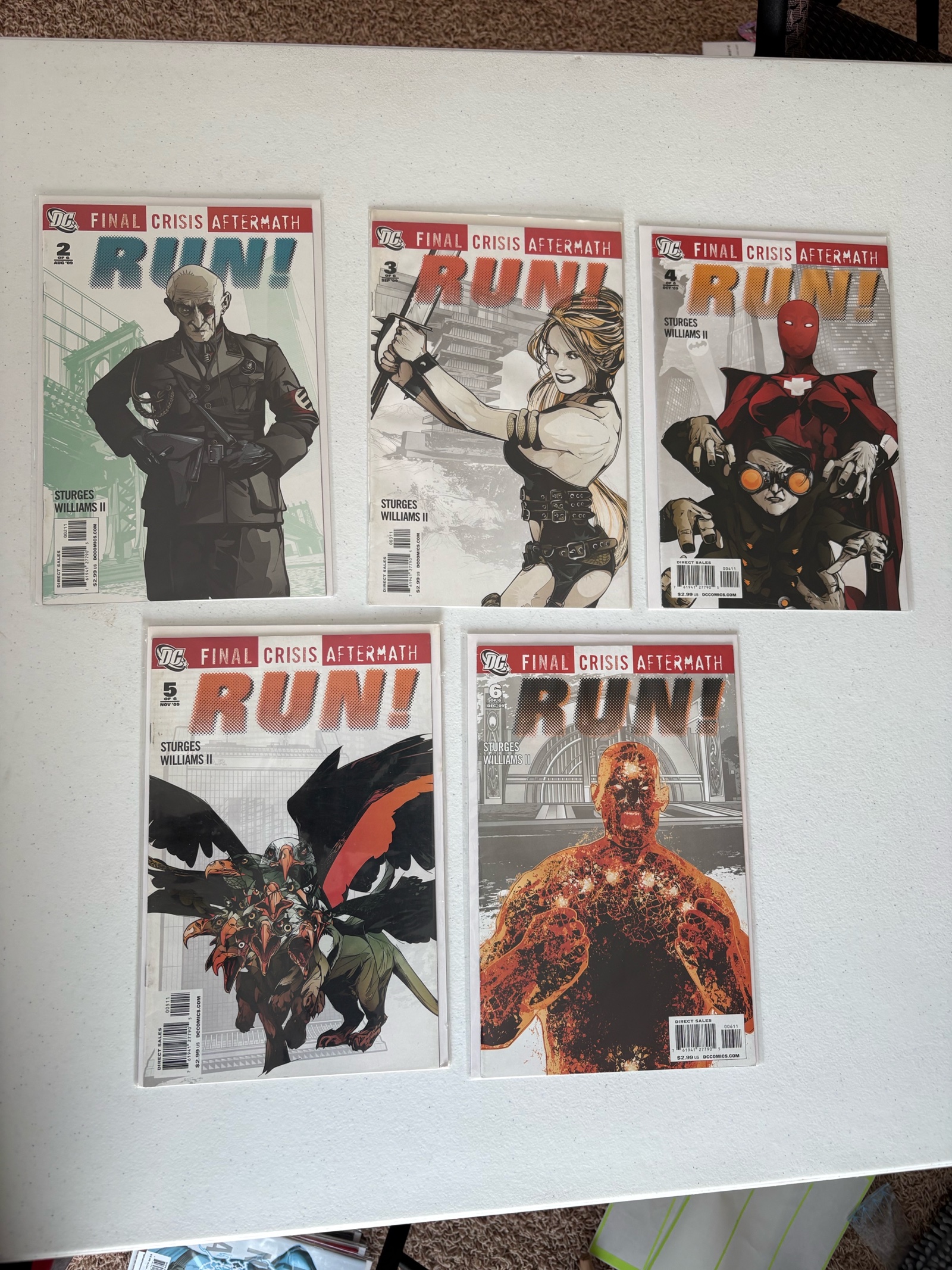 lot 263 image: DC Comic Book Lot, 5 Comics, Modern Day Comics