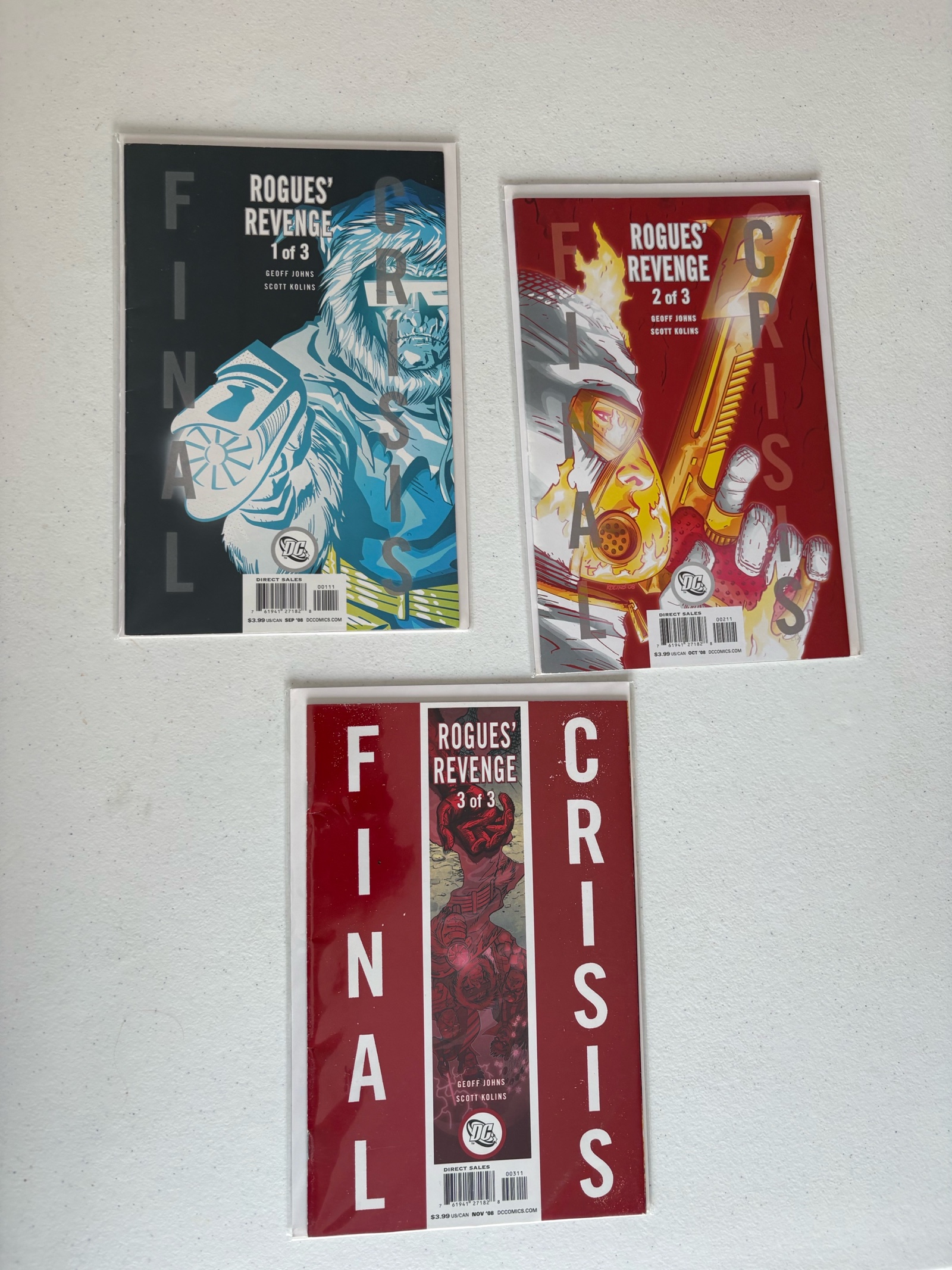 lot 265A image: DC Comic Book Lot, 3 Comics, Modern Day Comics