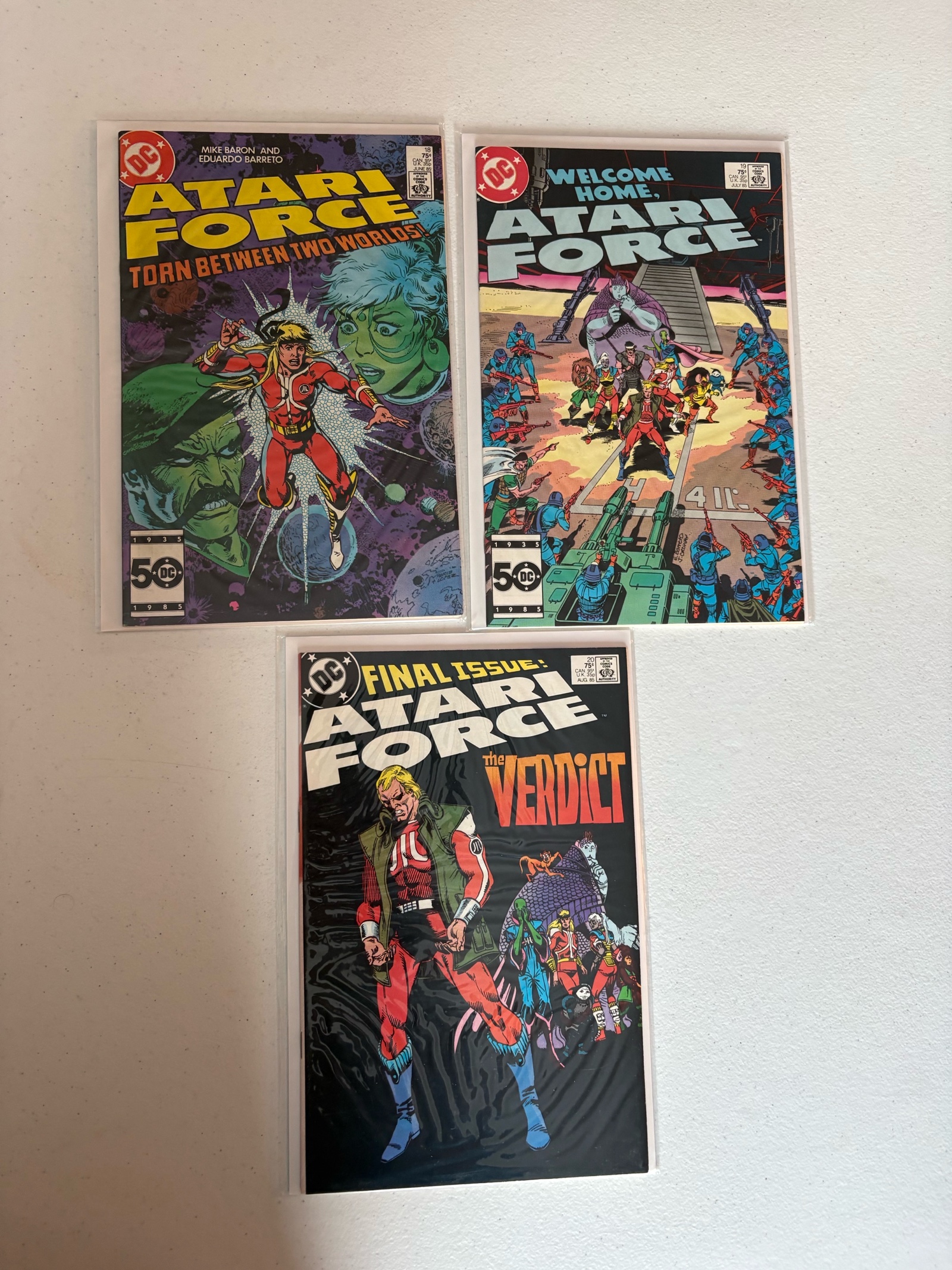 lot 284A image: Atari Force Comic Book Lot 3 Comics from DC