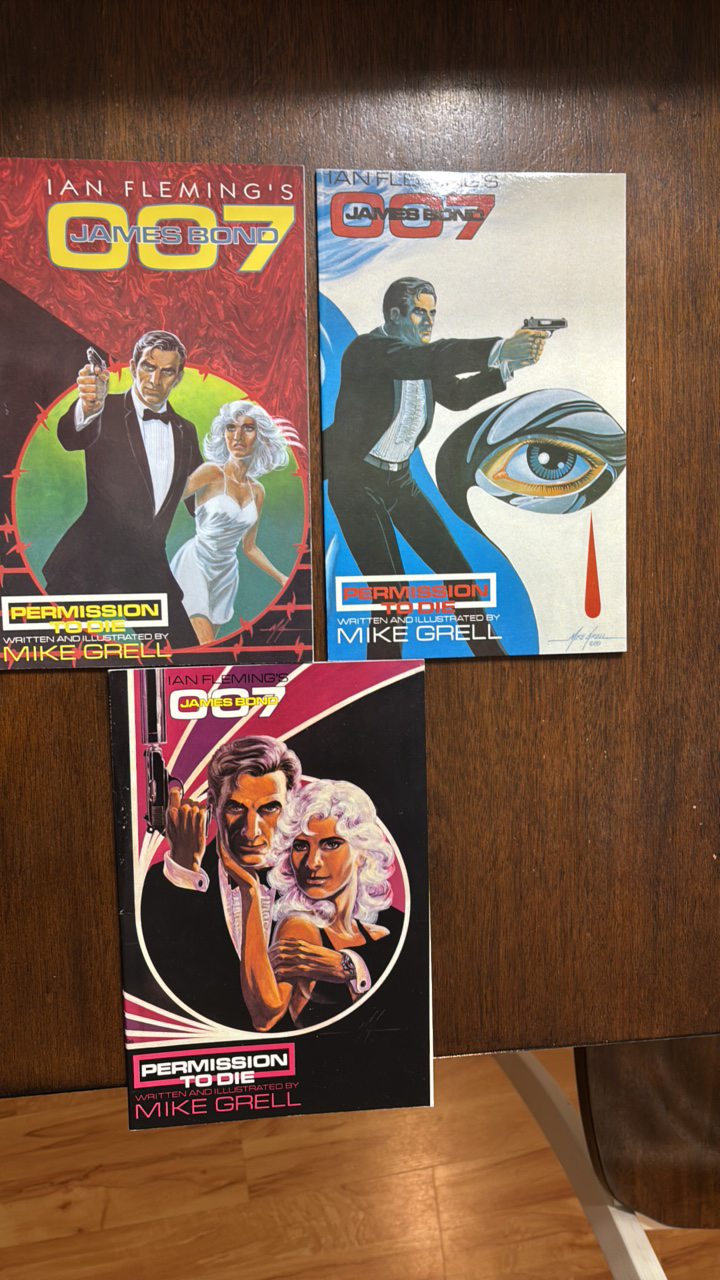lot 287 image: James Bond 007 Comic Book Lot, 3 Comics