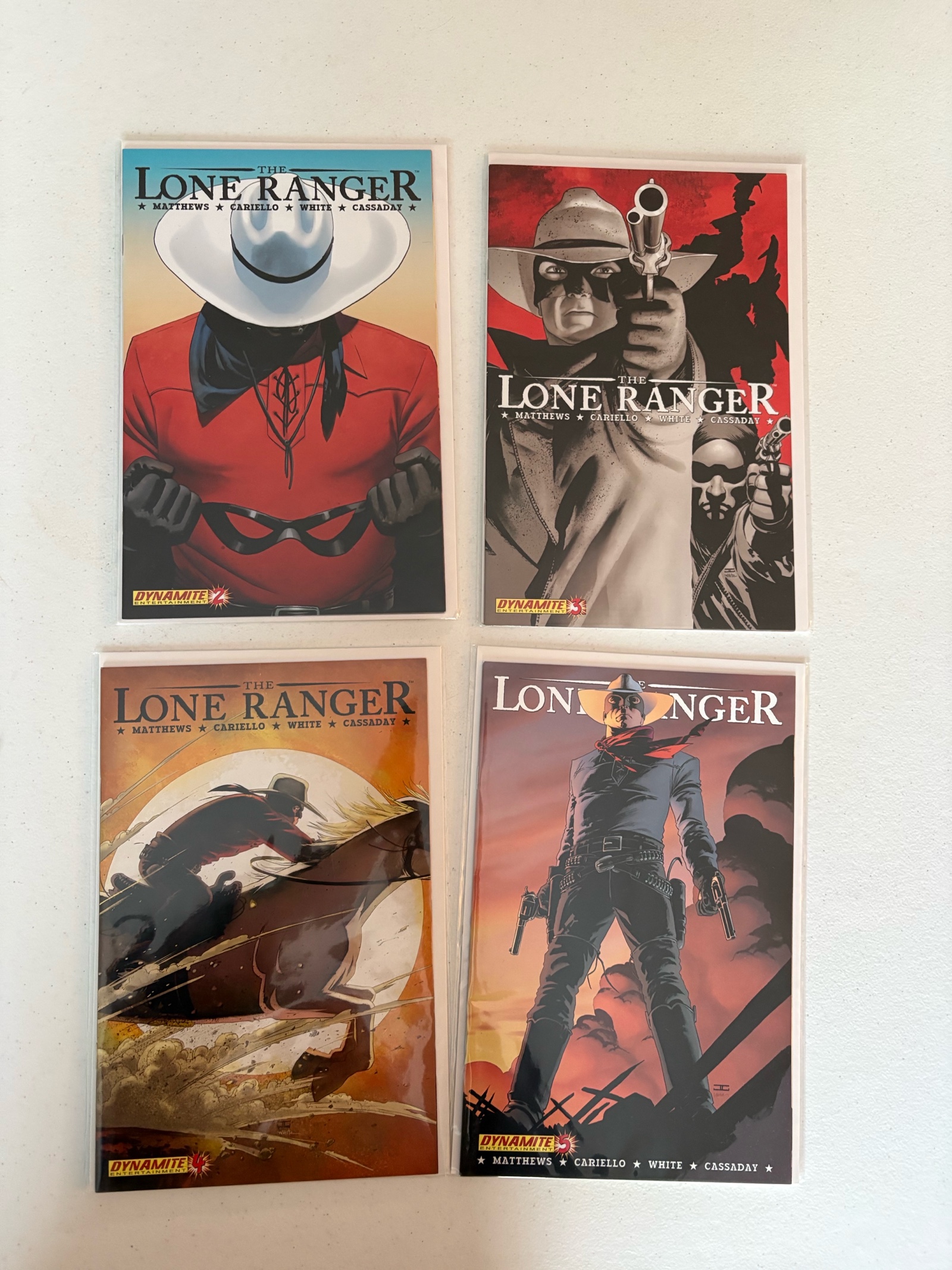 lot 292A image: The Lone Ranger Comic Books 4 Comic Book Lot