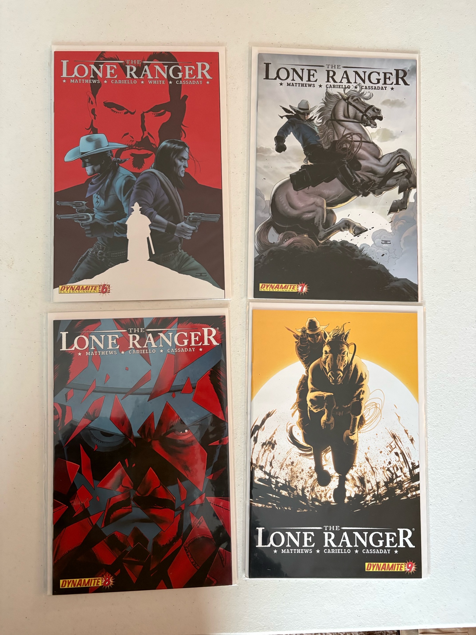 lot 293A image: The Lone Ranger Comic Books 4 Comic Book Lot