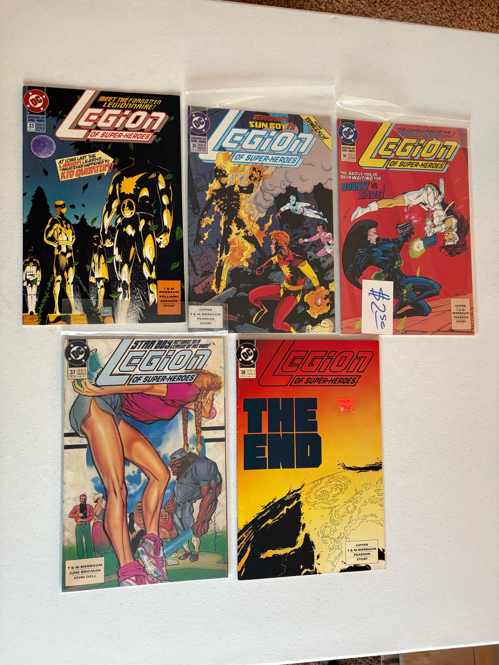 lot 310 image: Legion of Super Heroes Comic Book Lot, 5 Comics From DC