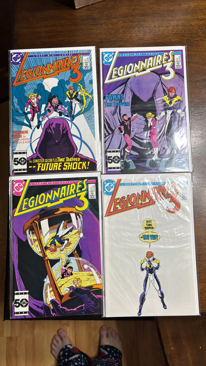 lot 322 image: Legionnaires 3 Comic Book Lot, DC Comics Numbers 1,2,3,4