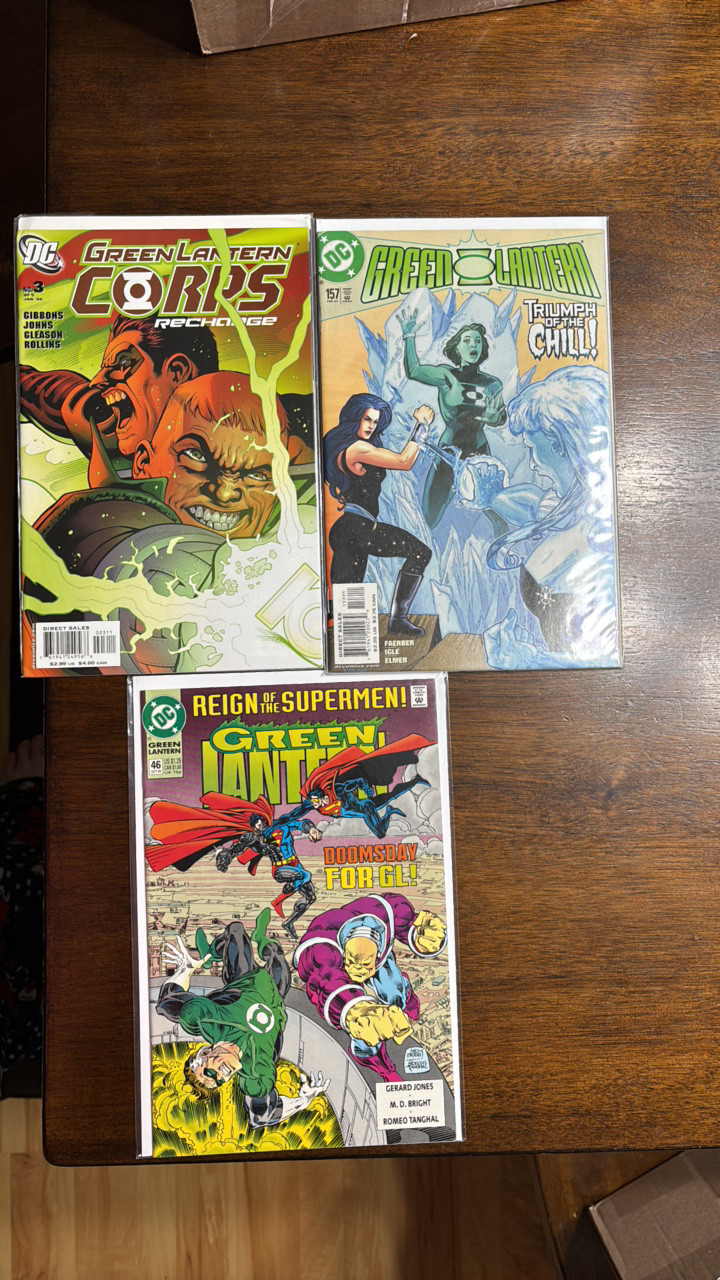 lot 338 image: Green Lantern Comic Book Lot, 3 Comics DC