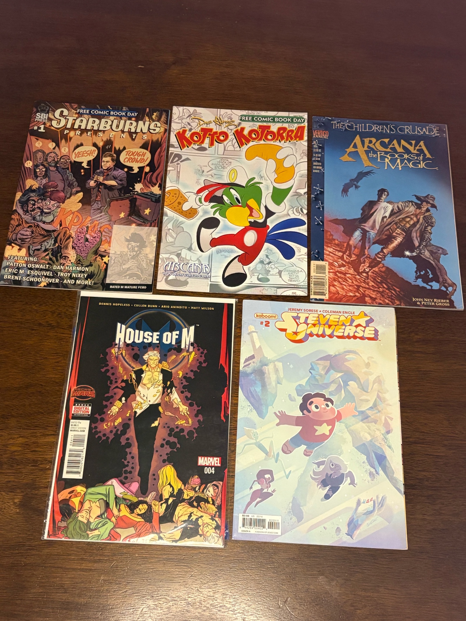 lot 371 image: Comic Book Lot, Mix of Publishers, Heroes and Series, 5 Comic Book Lot