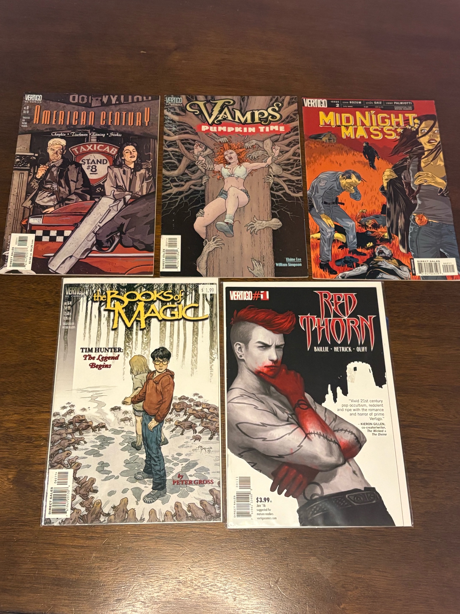 lot 378A image: Comic Book Lot, Mix of Publishers, Heroes and Series, 5 Comic Book Lot