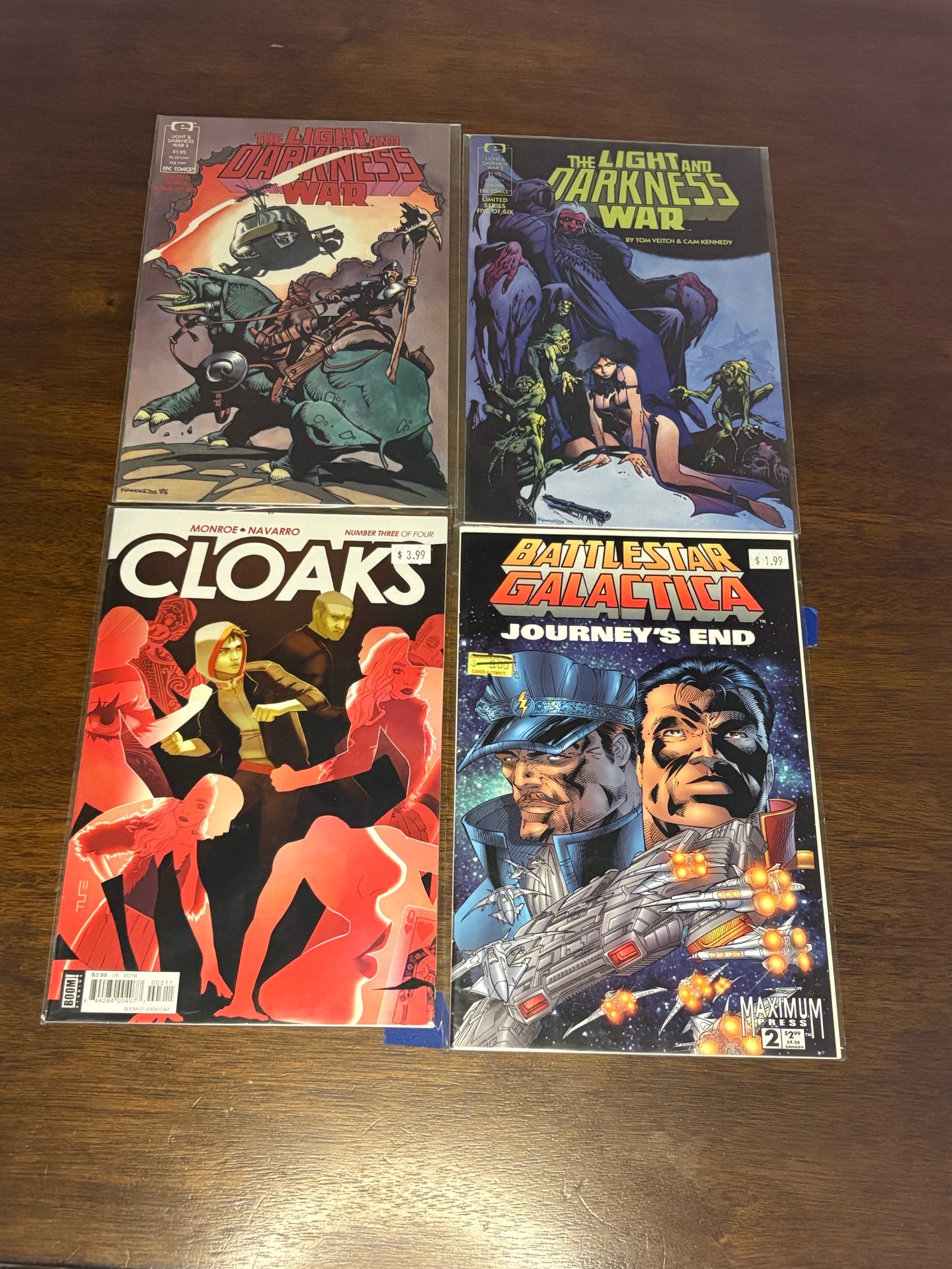 lot 382A image: Comic Book Lot, Mix of Publishers, Heroes and Series, 4 Comic Book Lot