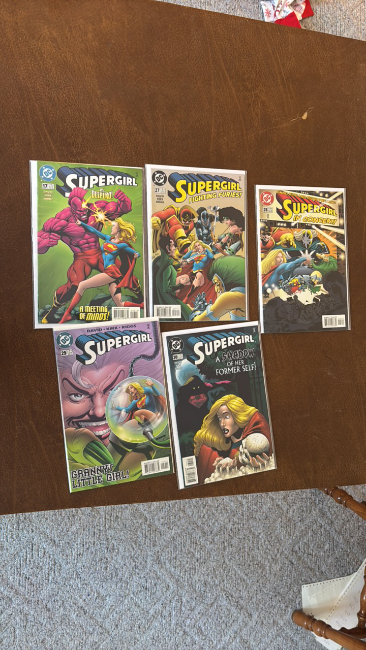 lot 417 image: Supergirl DC Comic Book Lot, Issues 17,27,28,29,30