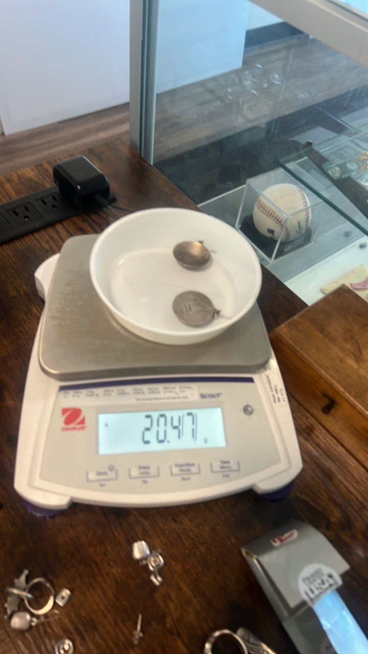 lot 108 image: Sterling silver earrings