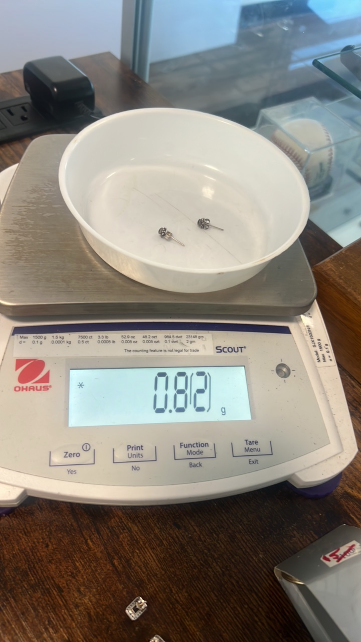 lot 111 image: Sterling silver earrings