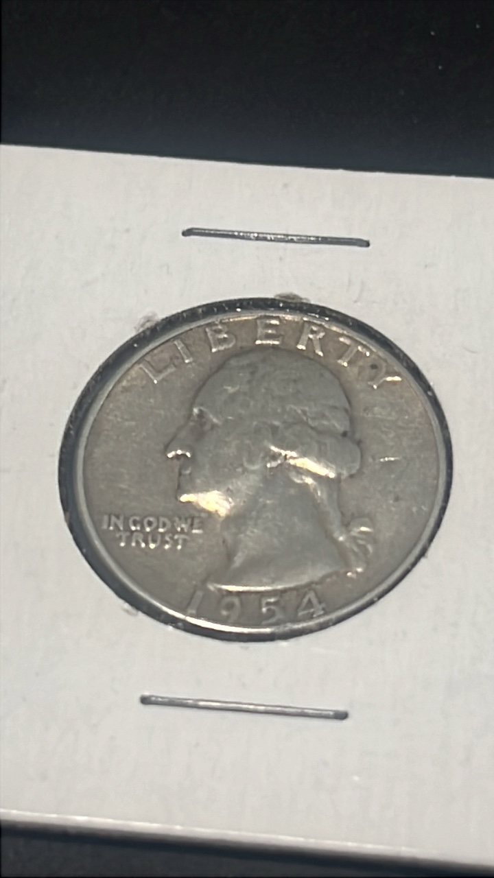 lot 12 image: 1954 Washington quarter