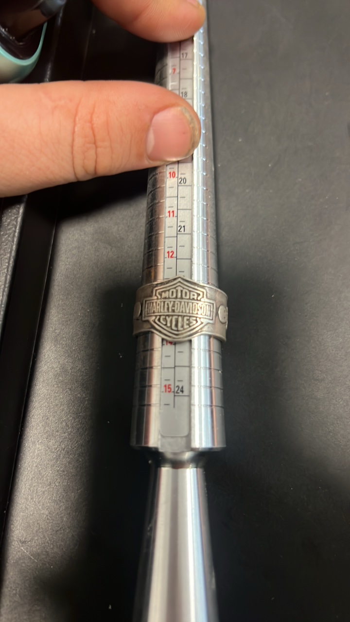 sterling silver Harley Davidson ring