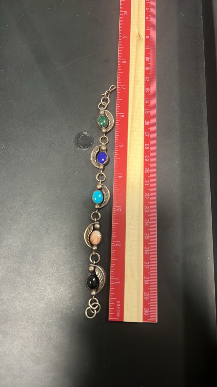 signed sterling silver Navajo bracelet