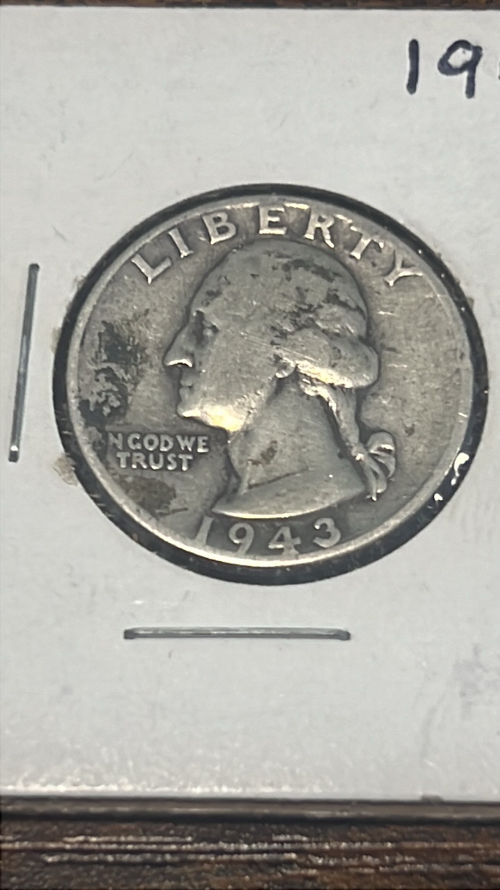 lot 51 image: 1943 Washington quarter
