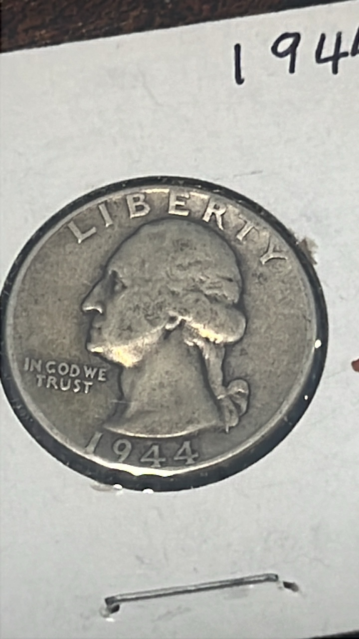 lot 55 image: 1944 Washington quarter