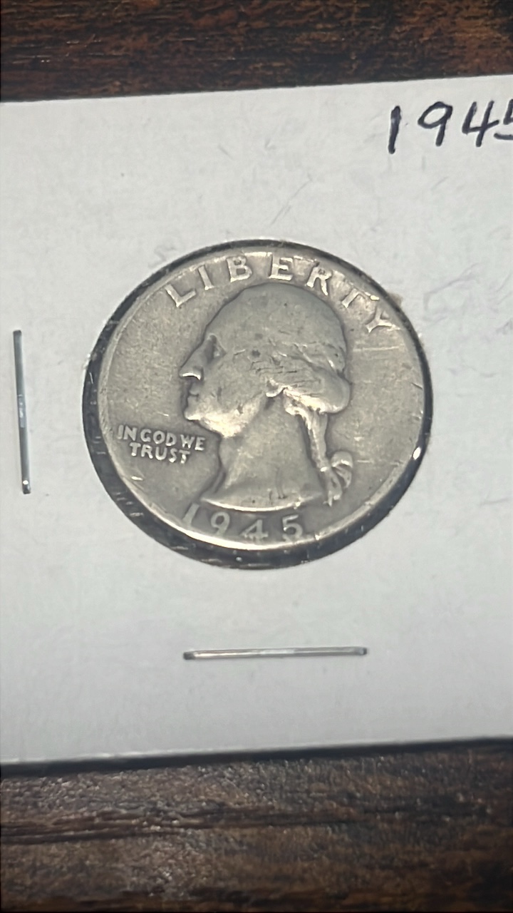 lot 60 image: 1945 Washington quarter