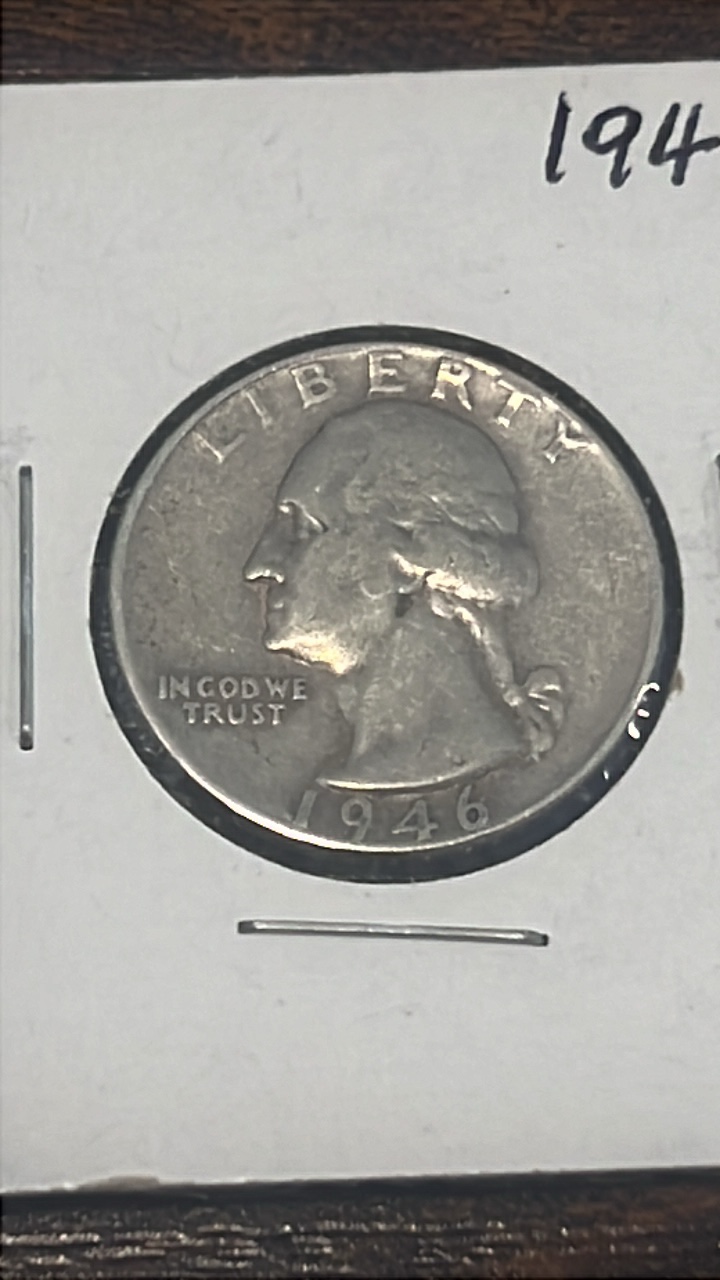 lot 63 image: 1946 Washington quarter