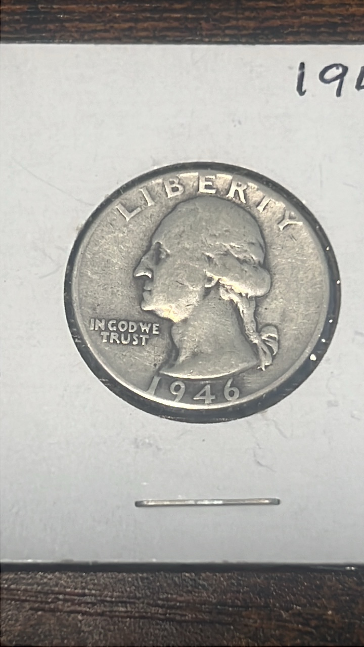 lot 65 image: 1946 Washington quarter