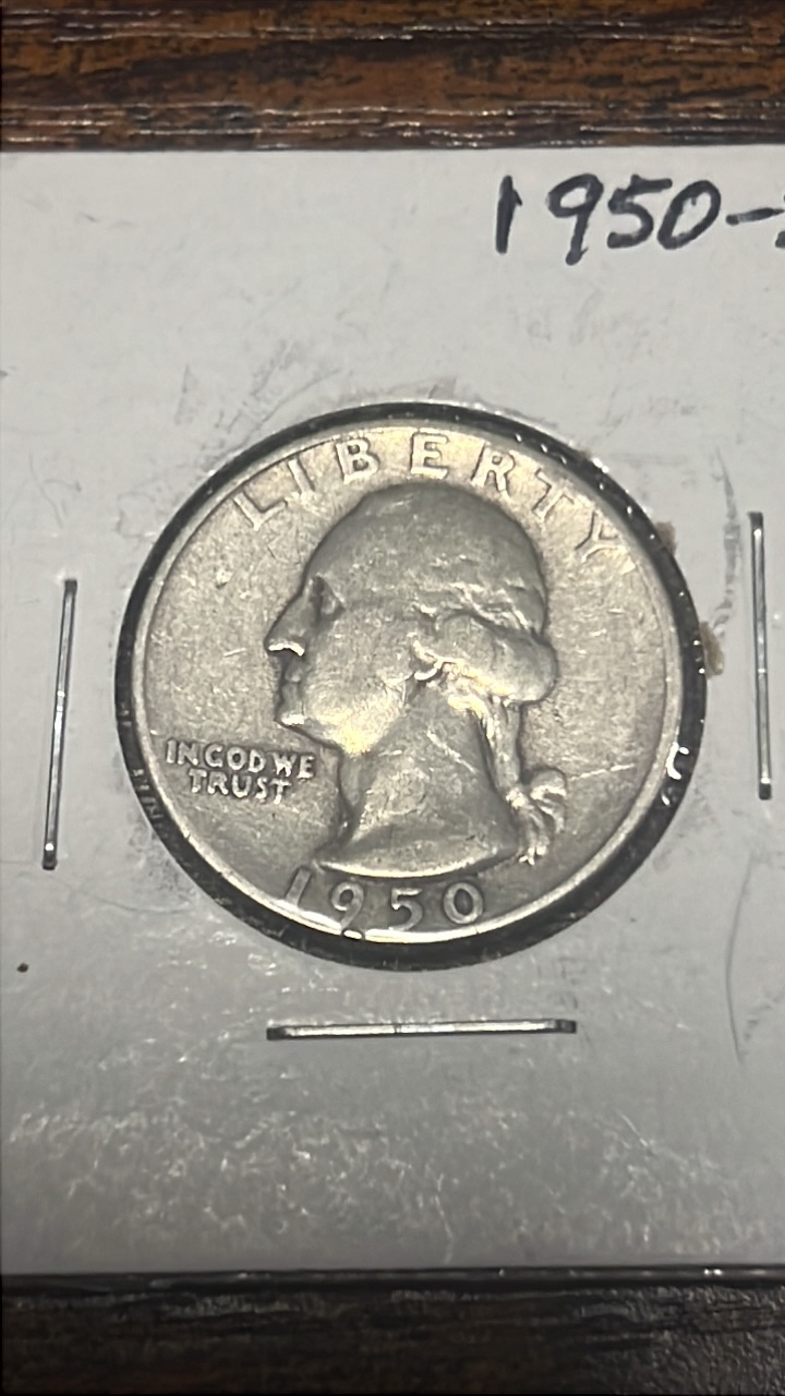 lot 78 image: 1950 s Washington quarter