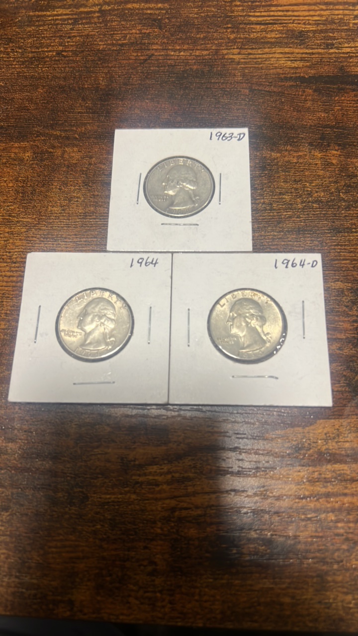 lot 84 image: 90% silver Washington quarters lot 3