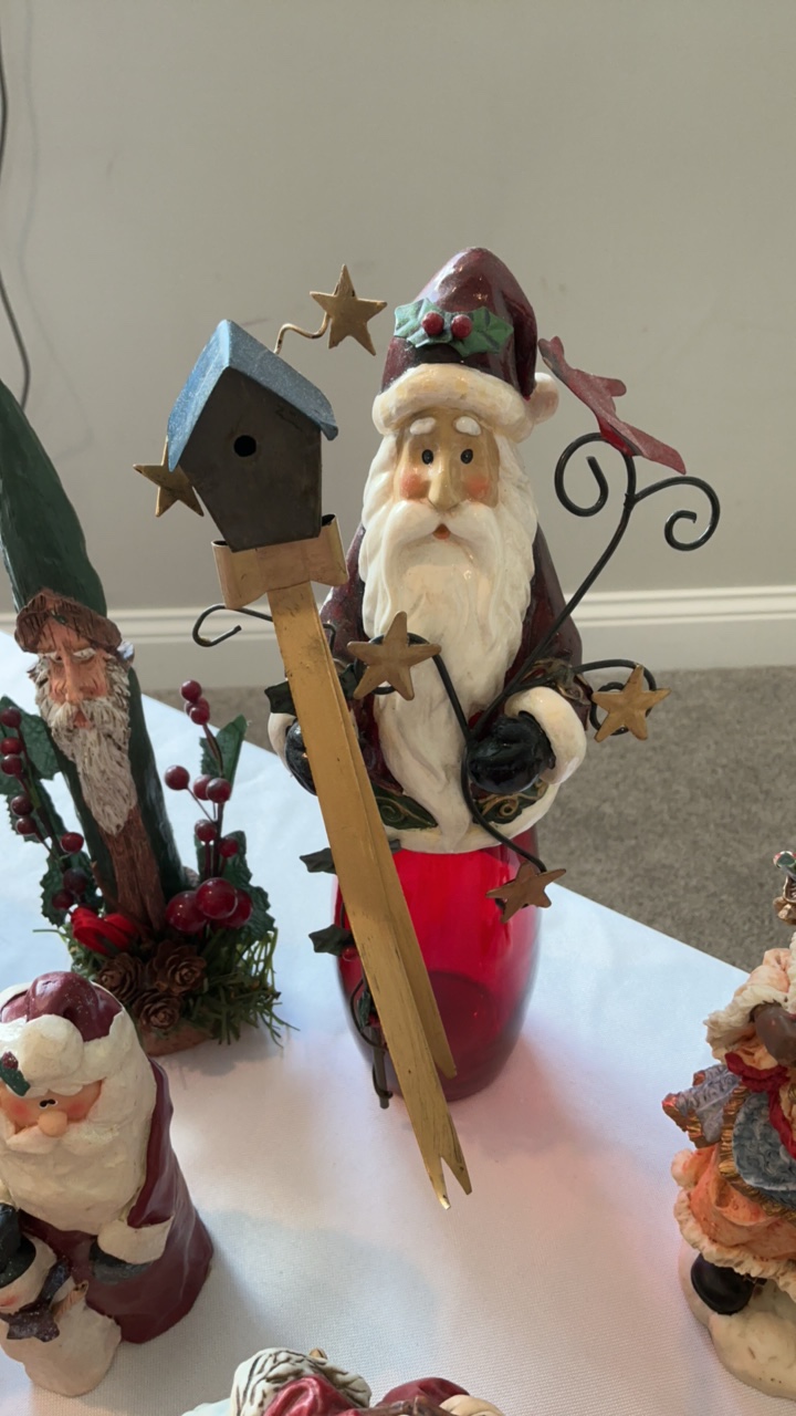 Holiday Santa Collection Historical Series, Rocking Mr. & Mrs. Claus, and Whimsical Decor