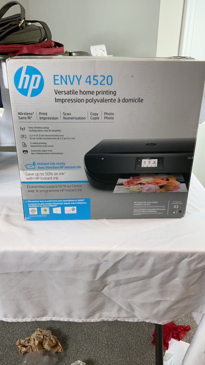 HP ENVY 4520 All-in-One Wireless Photo Printer  Print, Scan, Copy