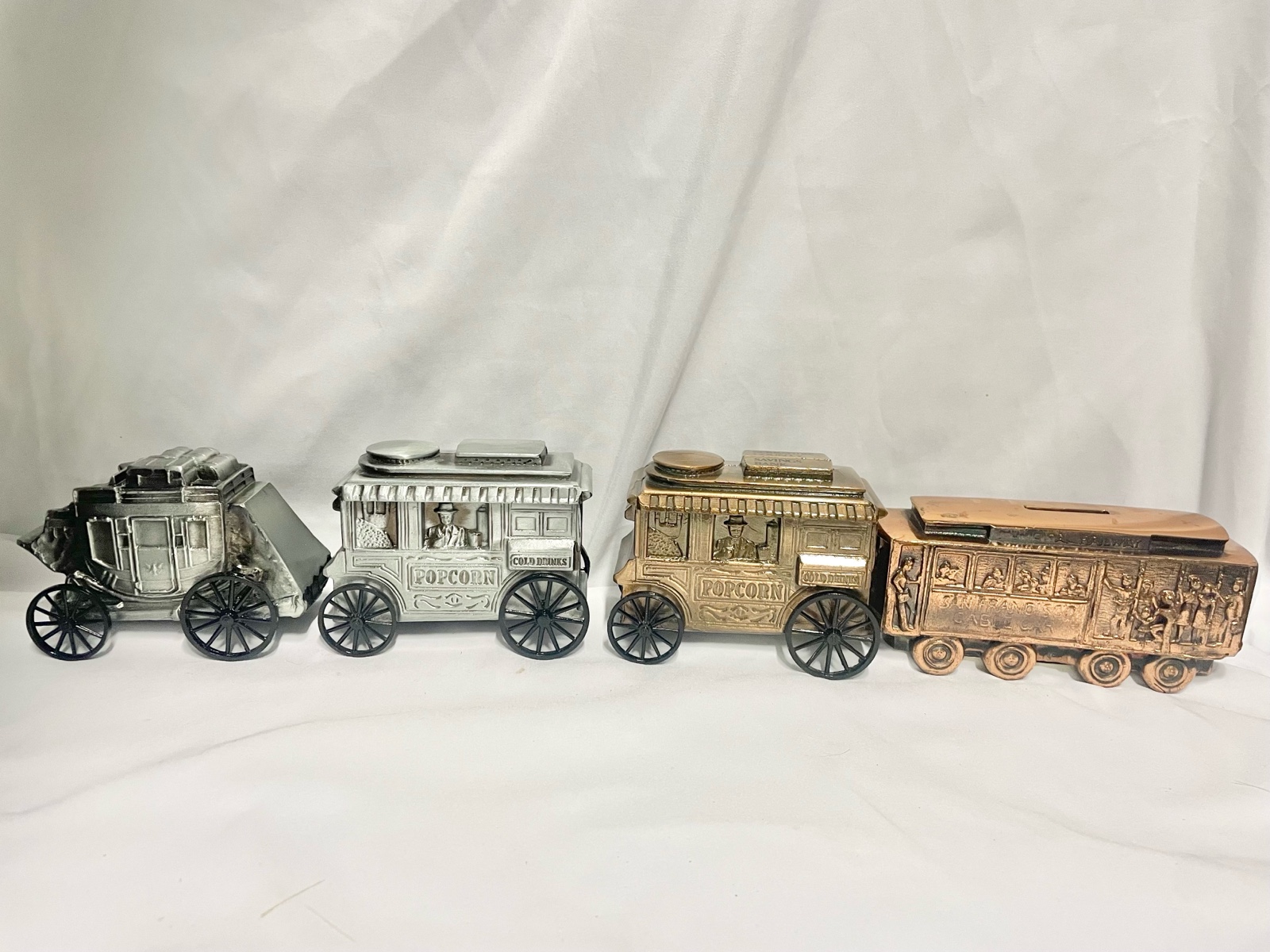 Banthrico Coin Bank Popcorn Trolleys