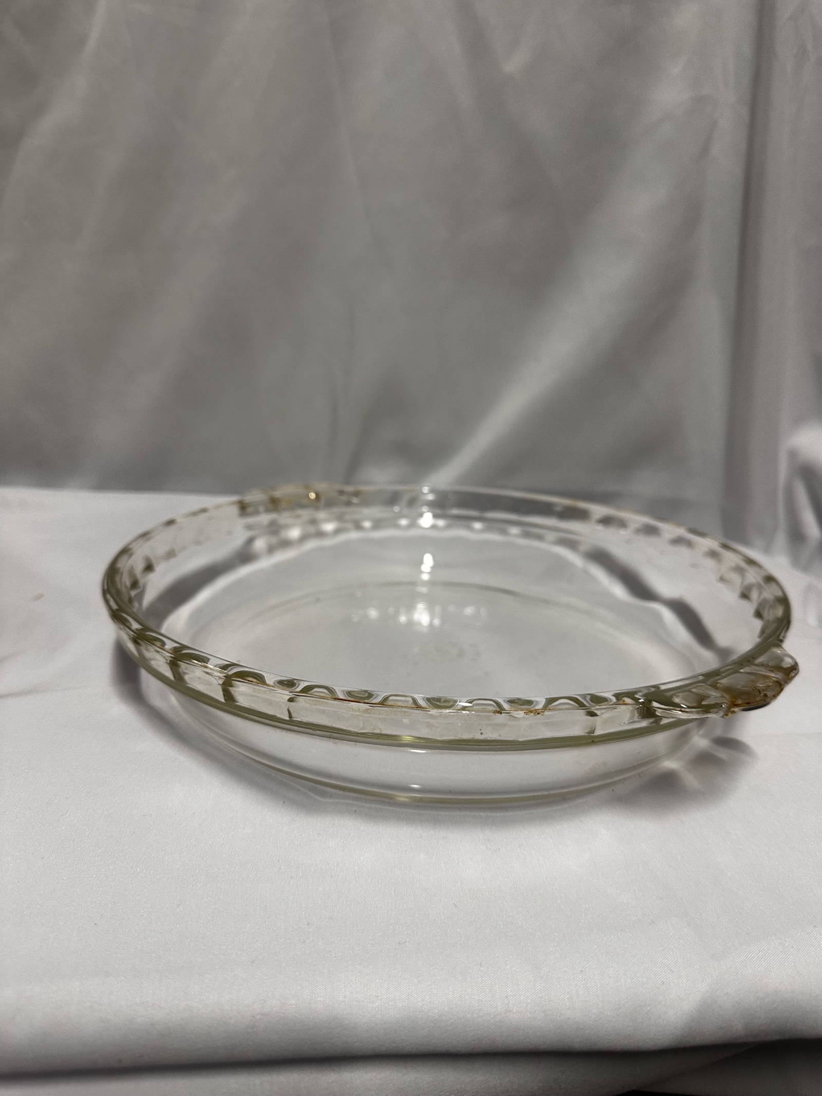 Pyrex Easy Grab 9.5 clear glass pie plate