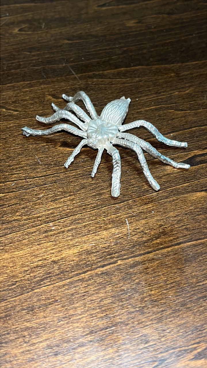 lot 37 image: Sterling Silver Cast Spider