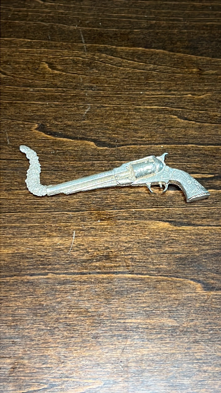 Smoking Gun Colt Cast Pure Silver