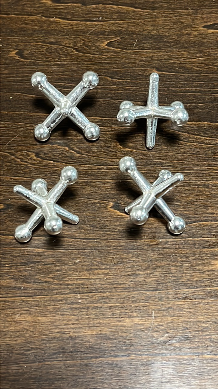 lot 43 image: Pure Silver Cast Jacks