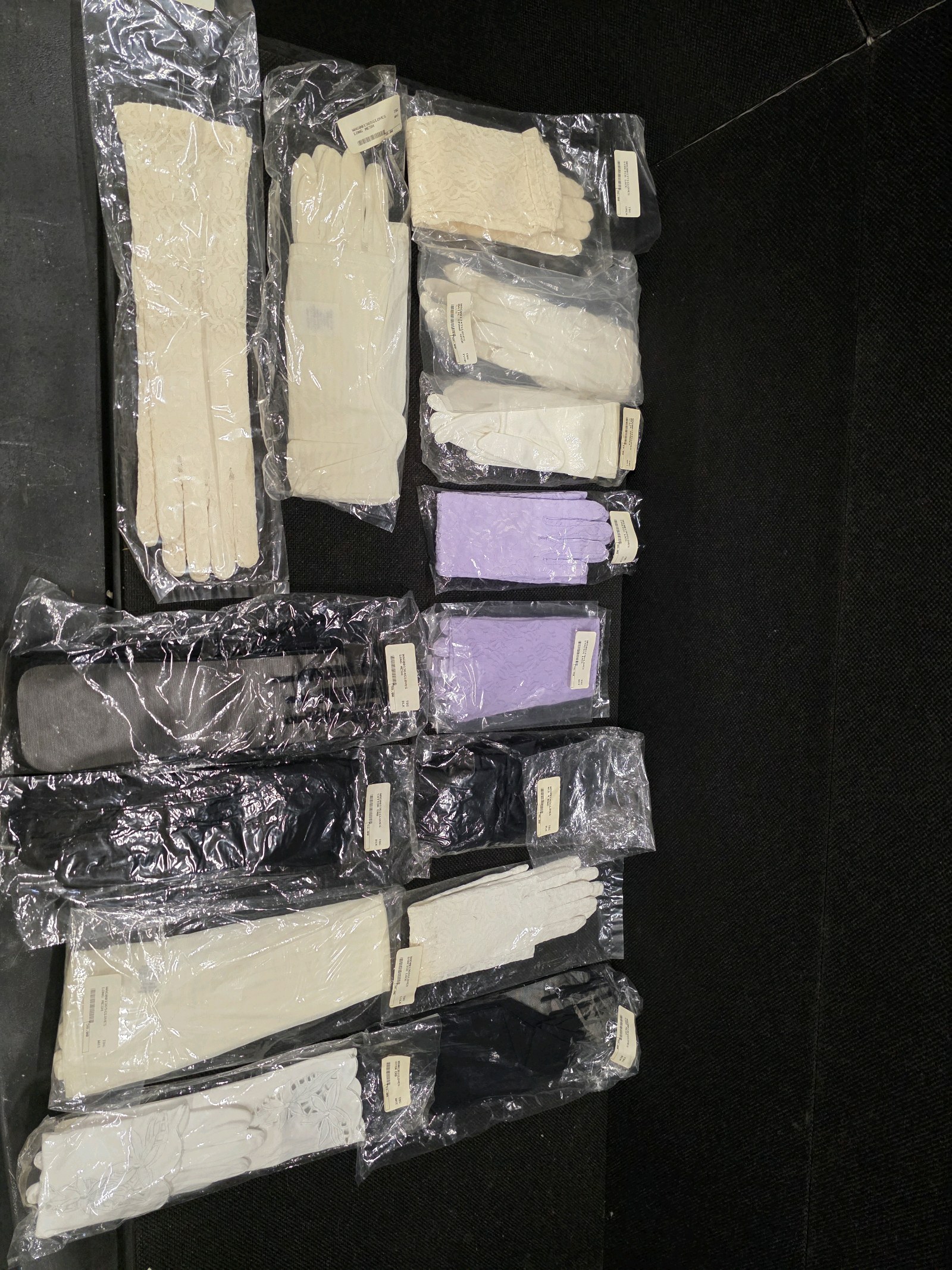 lot 129 image: Assorted Collection of Womens Formal Gloves in different Lengths and Styles